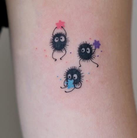 The 20 Cutest Soot Sprite Tattoo Designs For Hardcore Ghibli Fans